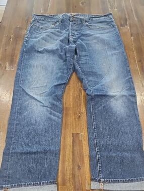 Lucky Brand Men's 121 Heritage Slim Medium Wash Blue Jeans